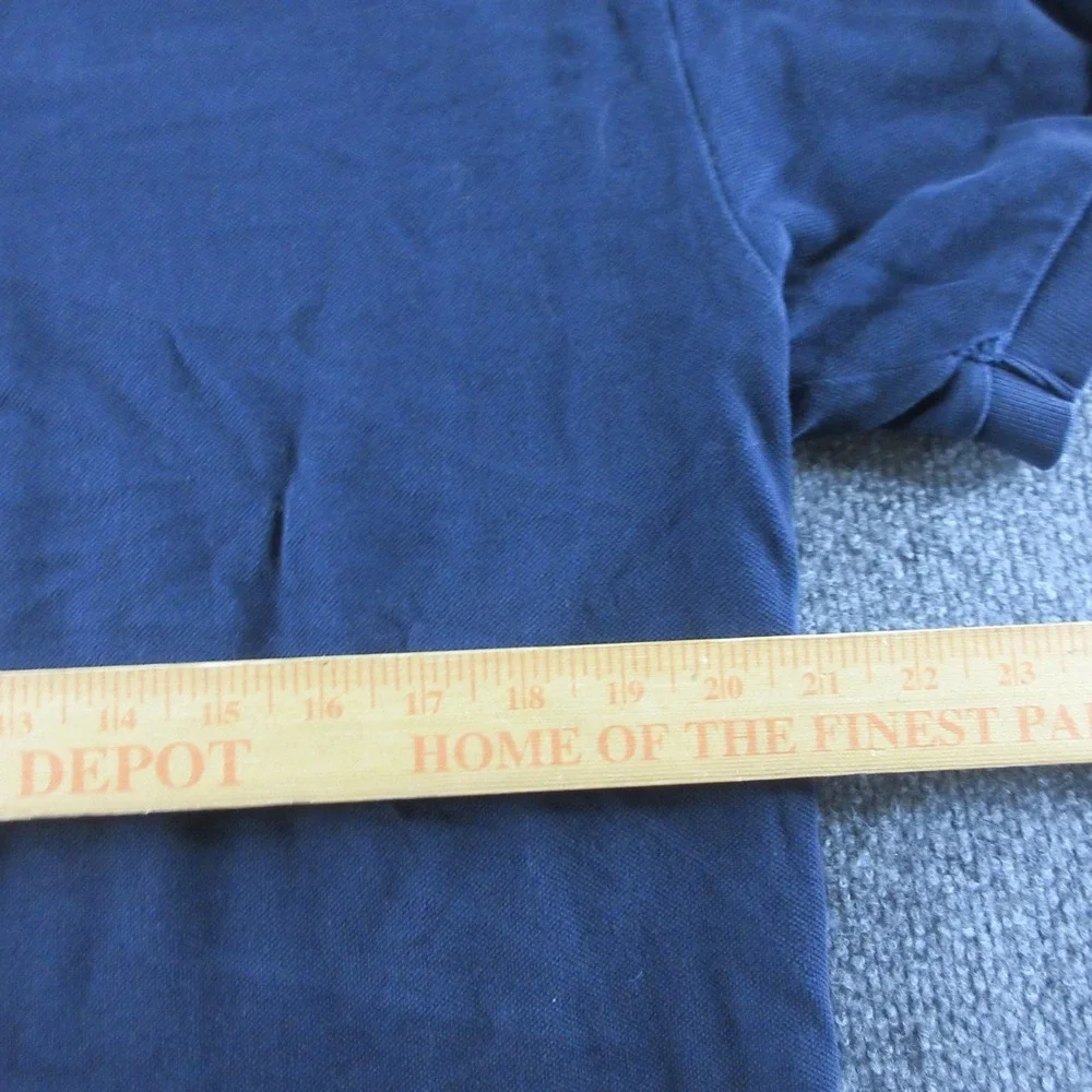 Polo Ralph Lauren Polo Shirt Mens L Blue Short Sleeve Cotton Pony Logo Casual